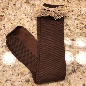 Women’s Chocolate Brown Boot Socks